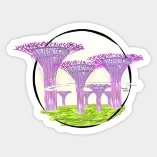 Singapore - Supertree Grove Sticker